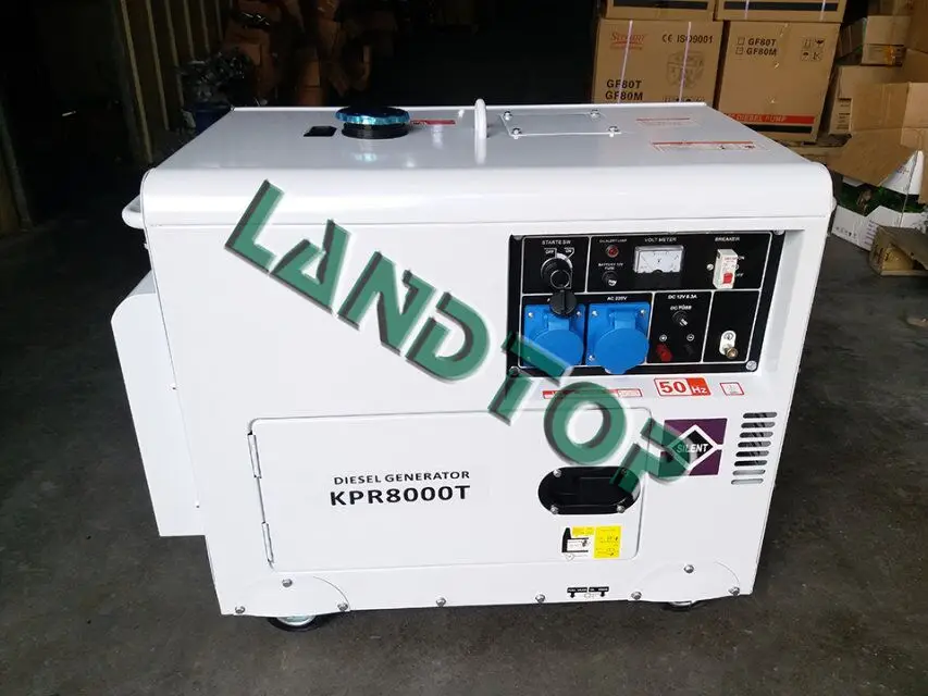 landtop 50/60Hz 10kva silent diesel generator generator for home silent generator 8kw
