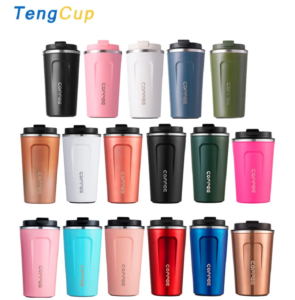 TY 380/510 ML Travel Mugs Insulated Coffee Cup with Leakproof Lid for Hot and Cold Coffee Water and Tea Car Cup