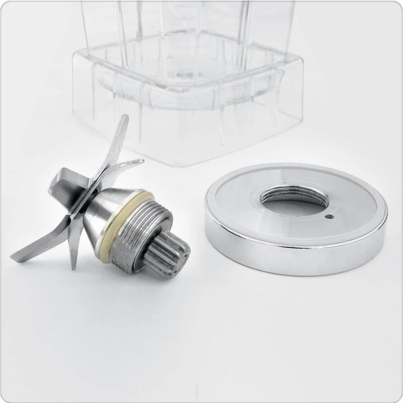 New Design 2L Heavy-Duty Commercial Smoothie Blender Safety System with 1500W Power Immersion Type Glass Plastic Container