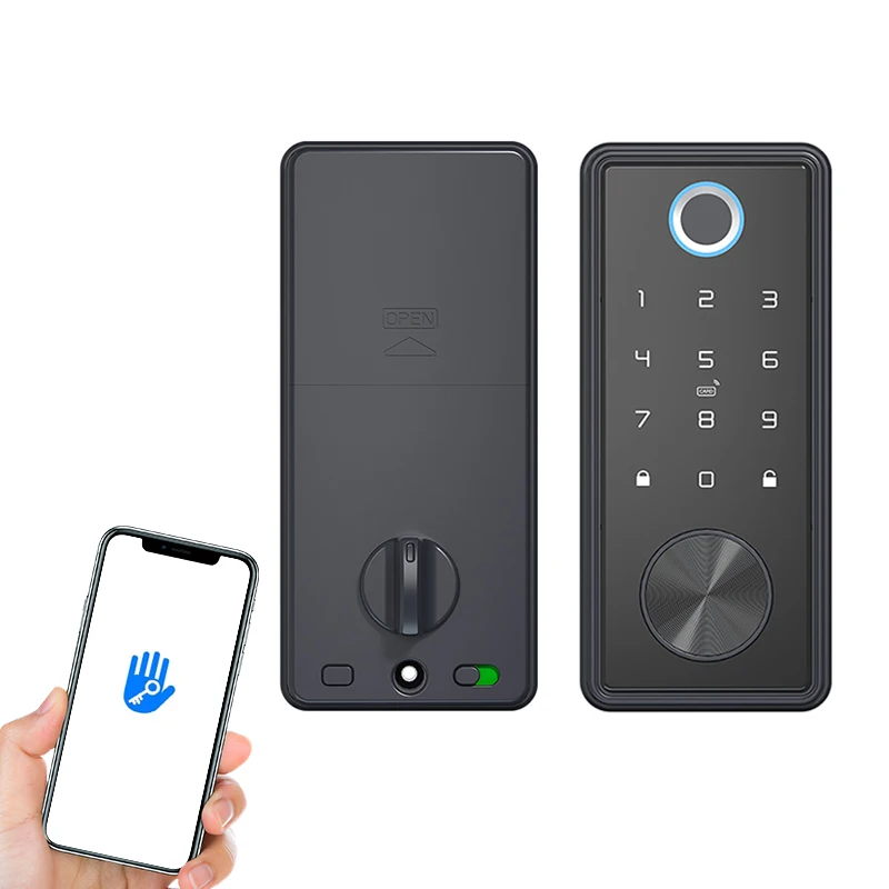 Fully Automatic Blue tooth Padlock Home Security Smart Door Lock Tuya Wifi lockers with pin code