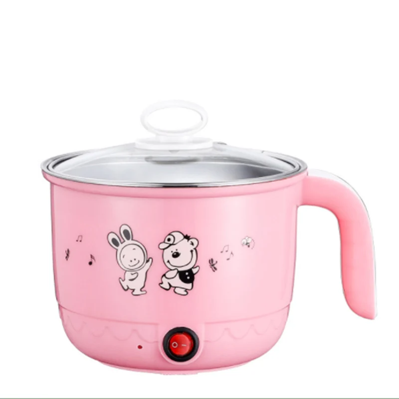 Stainless steel 1.8L mini Electric multifunction anti-scald korean soup noodle kettle cooking pot