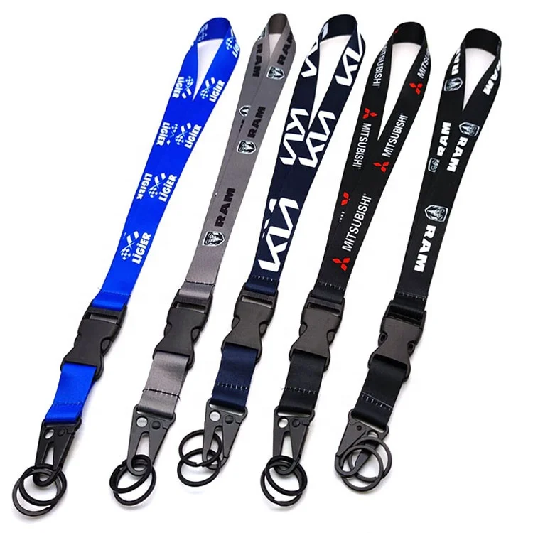 Customized Polyester Sleeve ID Card Holder Phone Case Lanyard