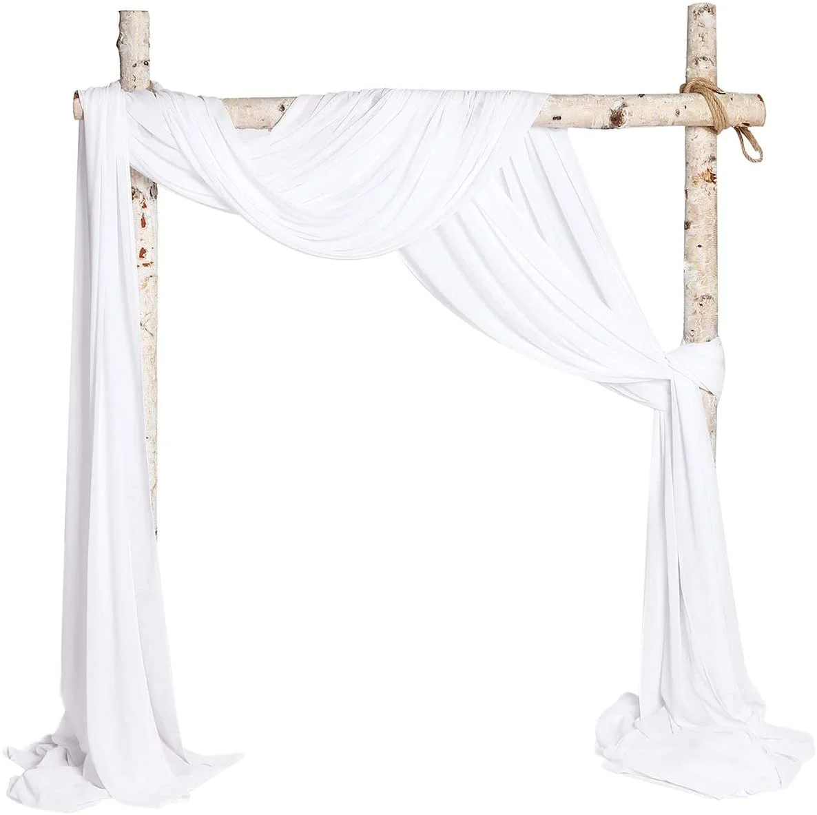 BCK092 chiffon drape for wedding decoration wedding backdrop arch wall backdrop