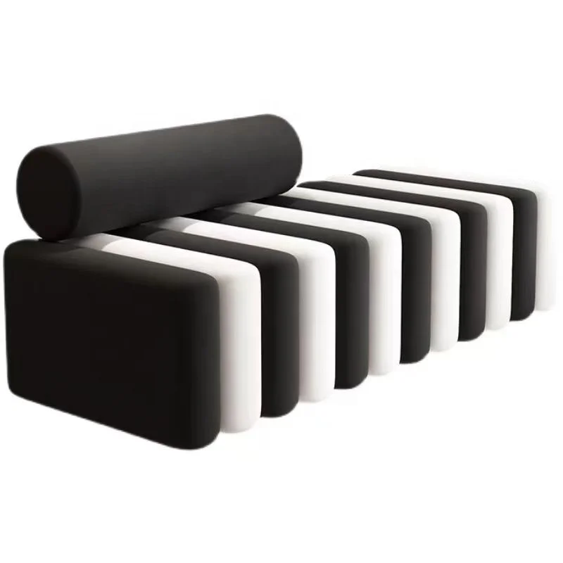 Nordic living room sofa stool rectangular shoe stool bedroom bed end stool