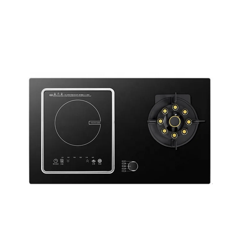 Gas stove kitchen glass top combined china smart induction gas stove electric burner gas stove for home