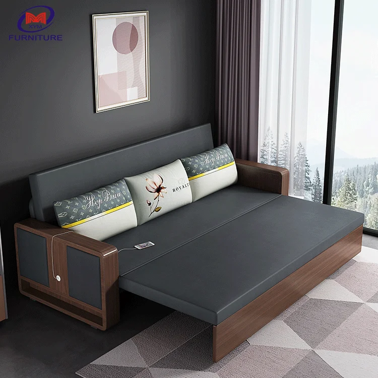 Luxury Classic Living Room Furniture Fabric Cover Folding sofa bed