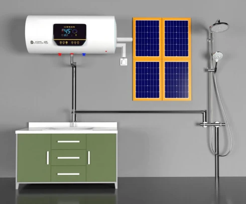 Environmental Friendly Design With Dc & Ac Double Heating Circulation System 80L Solar Water Heaters