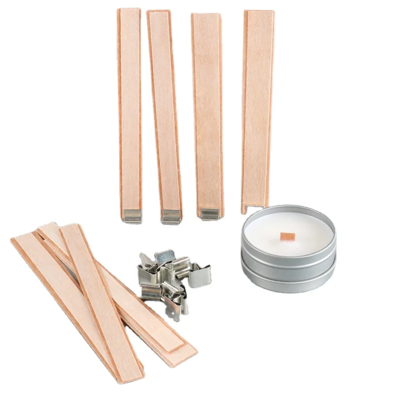 Wholesale Double Layer Wooden Booster Wick For Candle Making