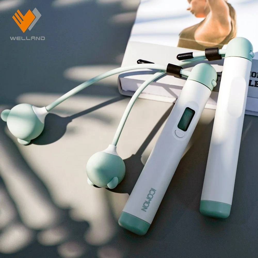 Fitness Home Gym Ball Sports Products App Calorie Counter Skipping Jump Rope Fitness Adjust