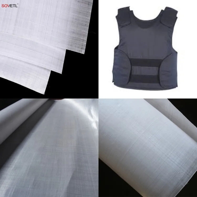 UHMWPE UD Fabric 130gsm 160gsm Anti Cut Impact Resistant Stab Resistant High Strength Safety Uhmwpe UD Fabric for Vest Helmet