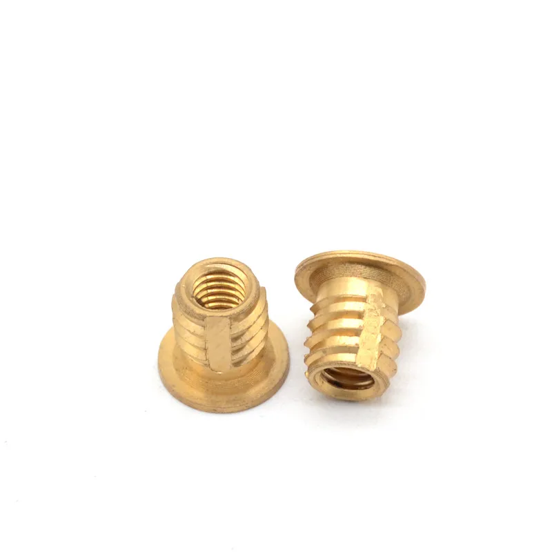 M3 M4 M5 M6 Brass Stainless Steel Threaded Insert Nut for Plastics 74215-04 Spred Lok Flanged