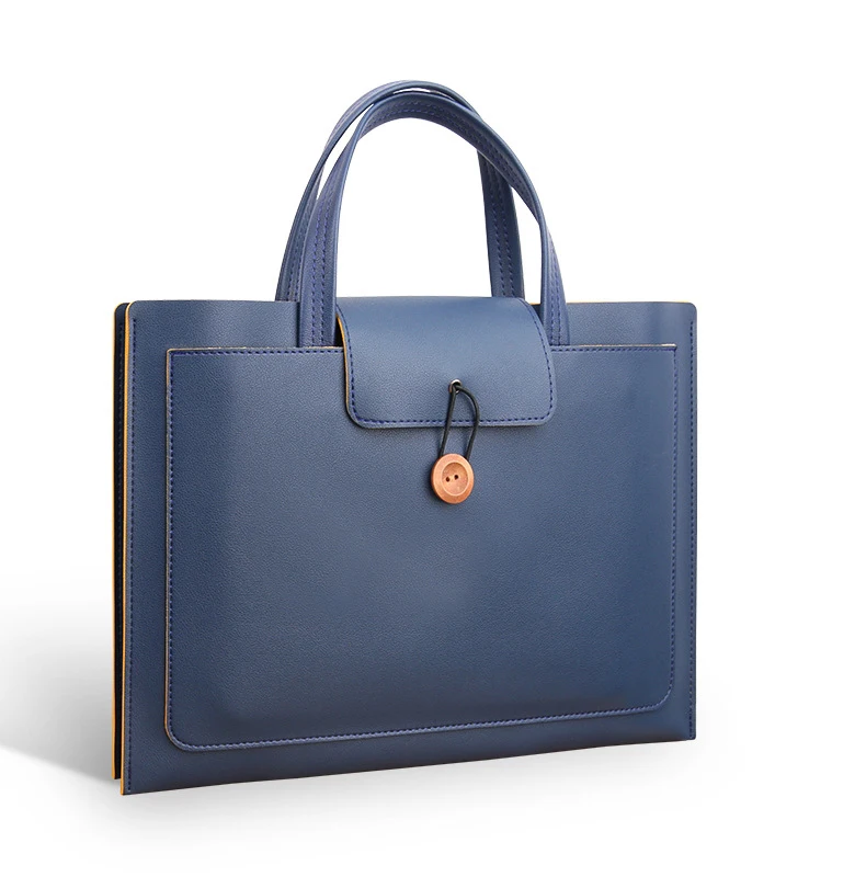 4 Pockets Soft PU Leather Laptop Bag with Custom Logo Waterproof Protector Cover Notebook Case Sleeve Protective Feature