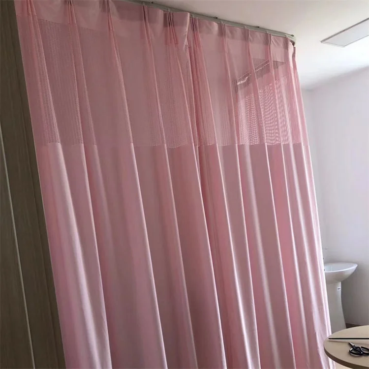 Bacteriostatic Medical Curtain Flame Retardant Partitions Hospital Bed Cubicle Curtains Hospital Curtain Medical