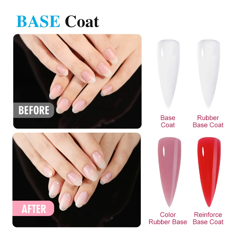 Лак для ногтей и базовая резина, без протирания, высокий блеск, бесплатные образцы, фирменная торговая марка, УФ-гель, верхнее покрытие