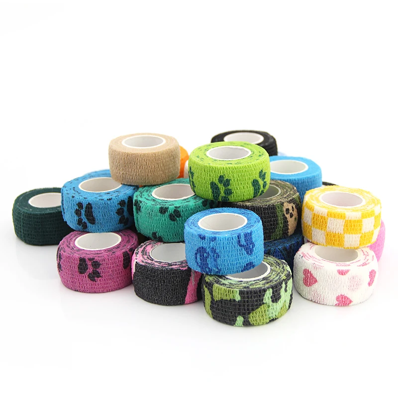 Самоклеящаяся лента для спорта, запястья, лодыжки, 1 дюйм х 5 ярдов, 24 шт.