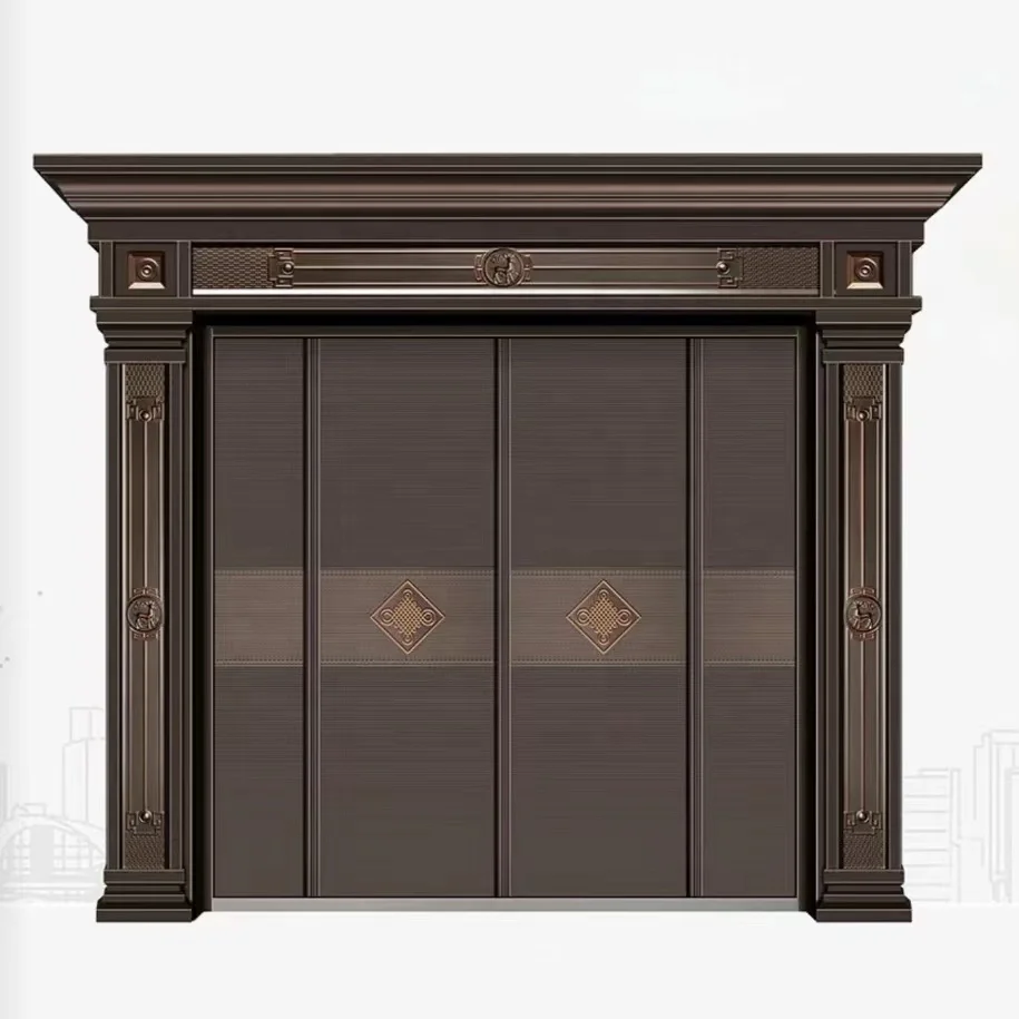 New design high quality superior exterior security steel doors security steel door exterior residential TK-3093