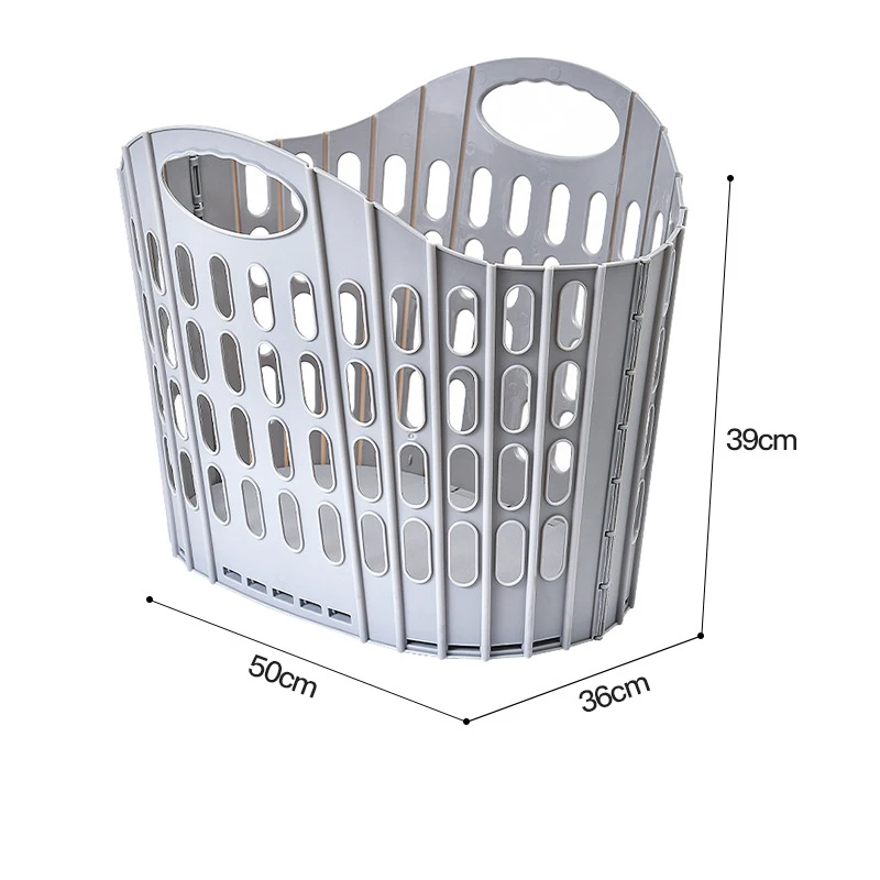 M8308home folding colorful portable laundry basket laundry plastic basket collapsible laundry baskets