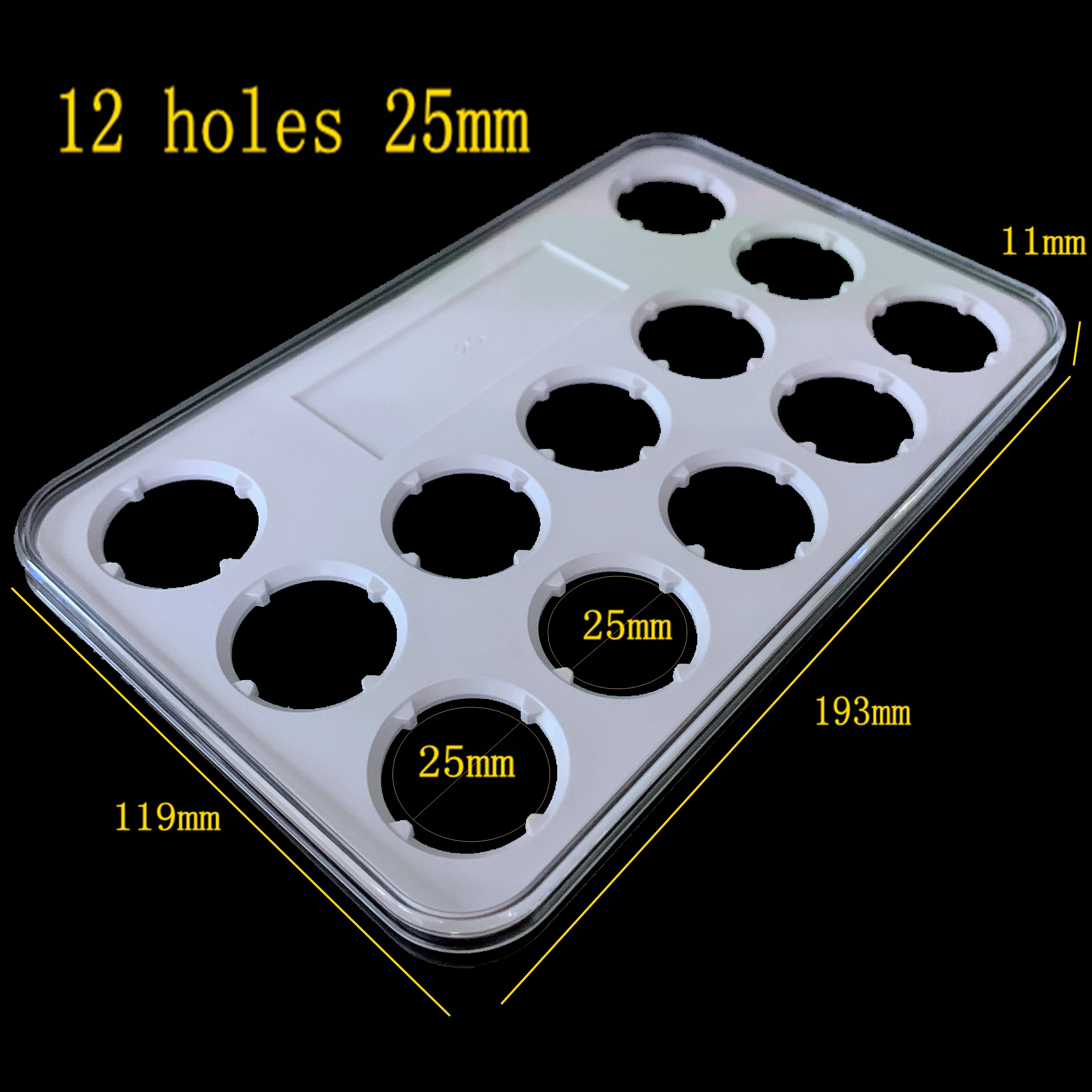 
PC Transparent porous acrylic plastic custom coin display capsule set silver coin collection salb L 