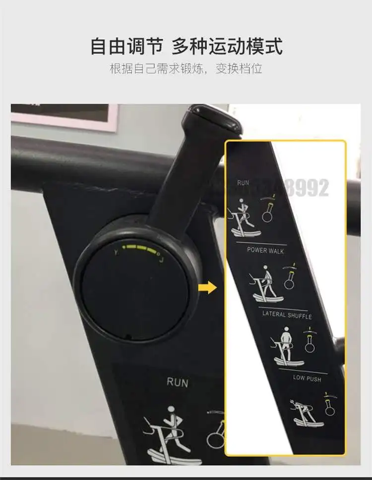 Commercial used woodway curved treadmill running machine gym fitness air runner motorless non electric treadmill