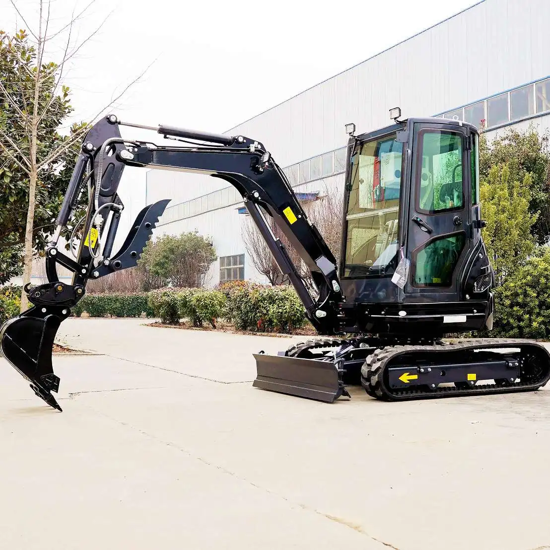 New 5 ton mini digger 4Ton excav mini crawler excavator earth-moving machinery mini excavator for sale with Cab