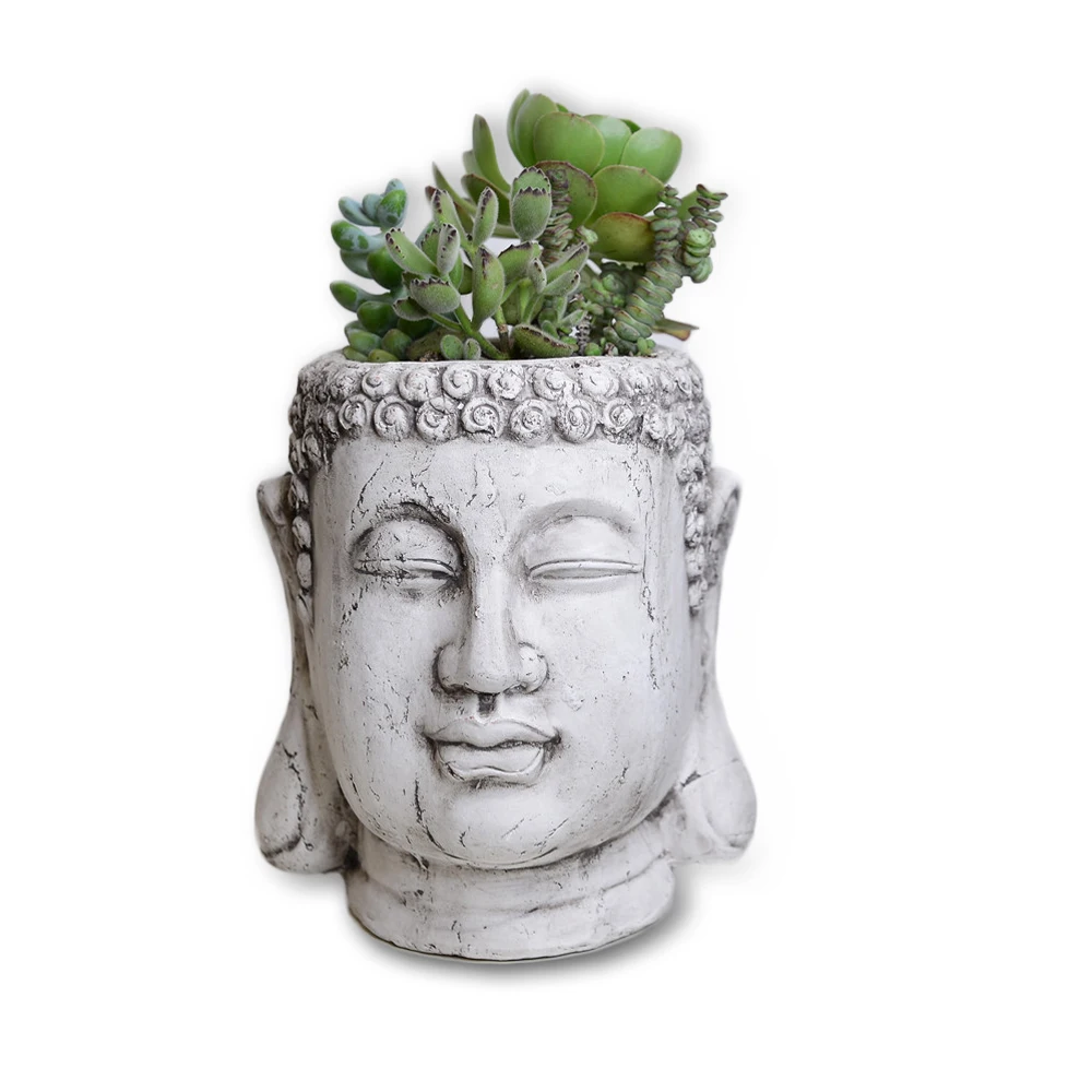 Hot Sale buddha head flower pot with good quality and low price