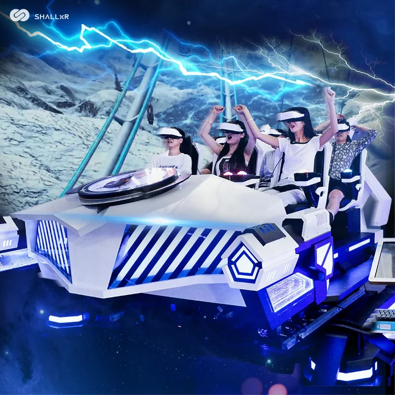 ShallxR Total Immersion 9D Cinema 6 Dof Motion Platform VR Flight Simulator