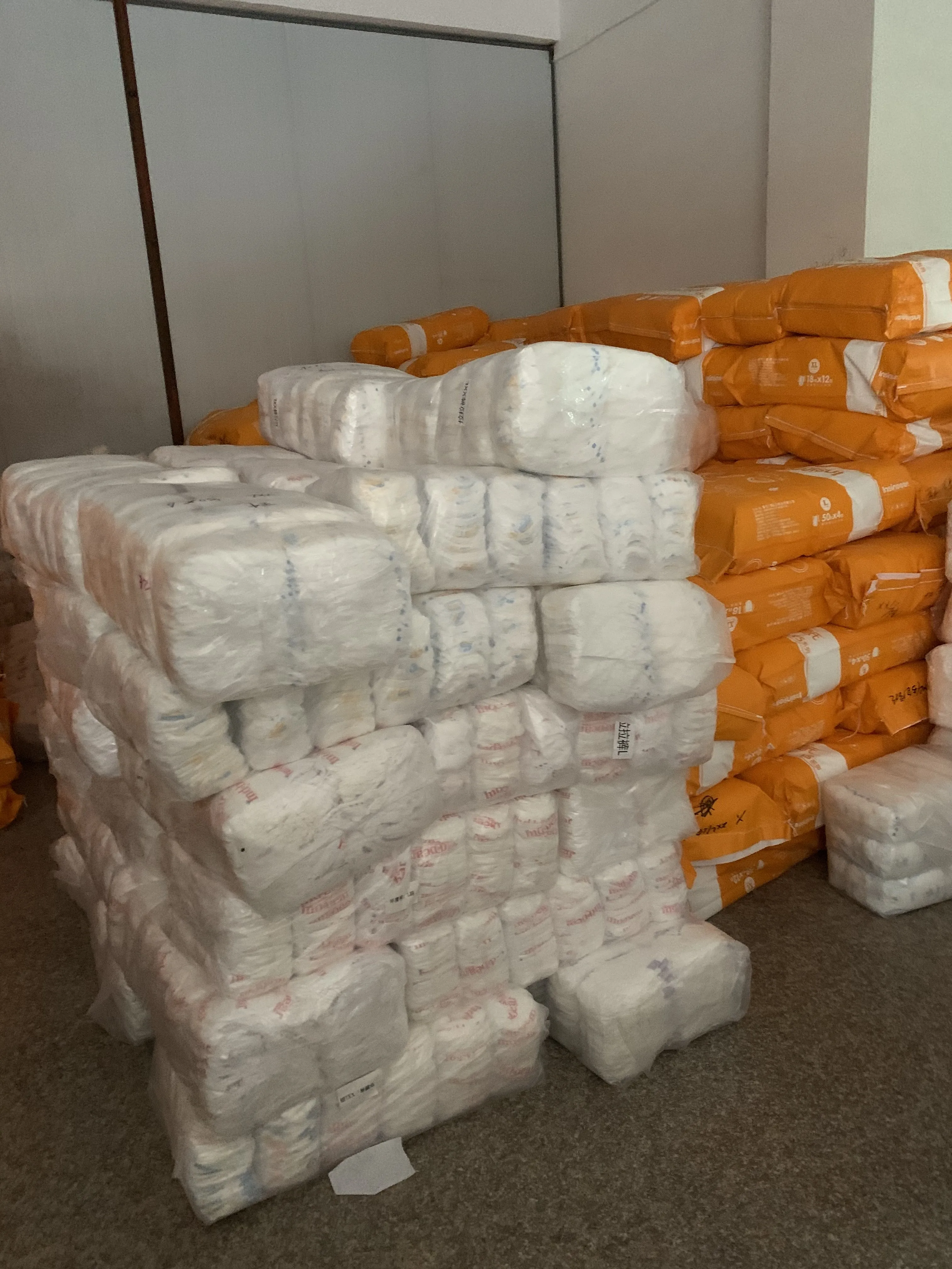 Factory Offer Custom Cheap Price Ultra Soft Magic Cotton Disposable B grade Baby Diaper Nappies