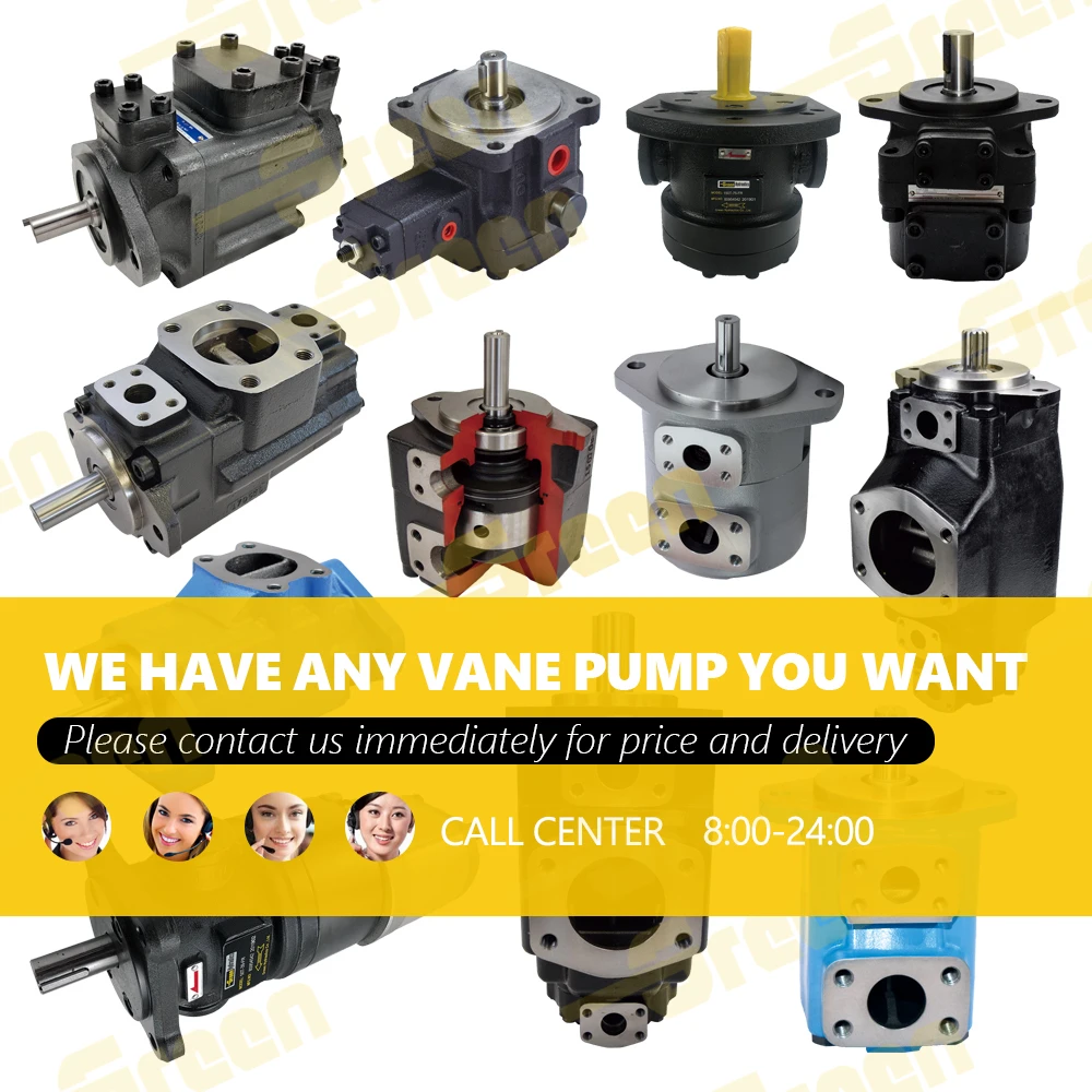 Parker Single Double Triple T6CC, T6ED, T6EC, T6DC, T6DCC, T6EDC, T6DDC of T6 Denison Vane Pump Oil Hydraulic pump