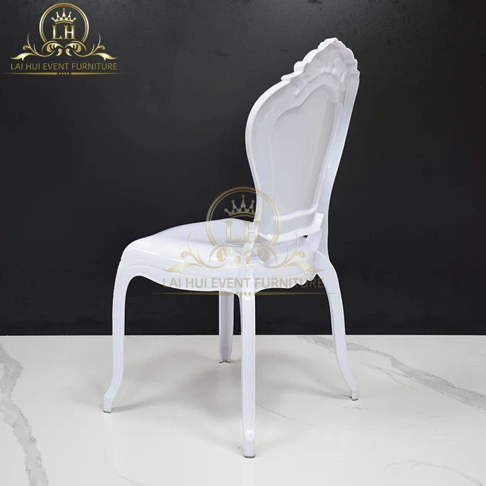 Luxury Wedding Princess King Throne Party Chair Plastic PC Acrylic Chair For Event Reception