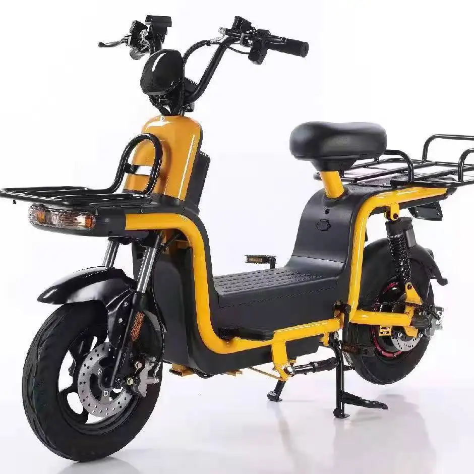 Single Speed 48v Cargo Electric Tricycle 60v Rear Hub Motor Aluminum Frame Steel Tube Battery Food Delivery 60v Electric Bike