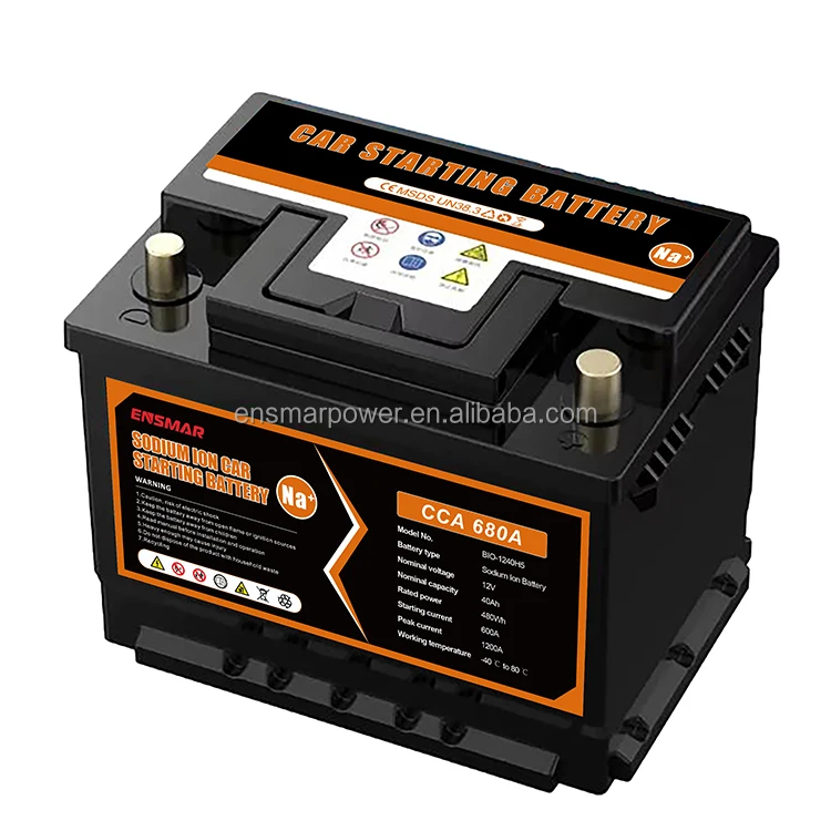 ensmar 600 amp car battery maintenance free auto accumulator 12 volt na starting din 55