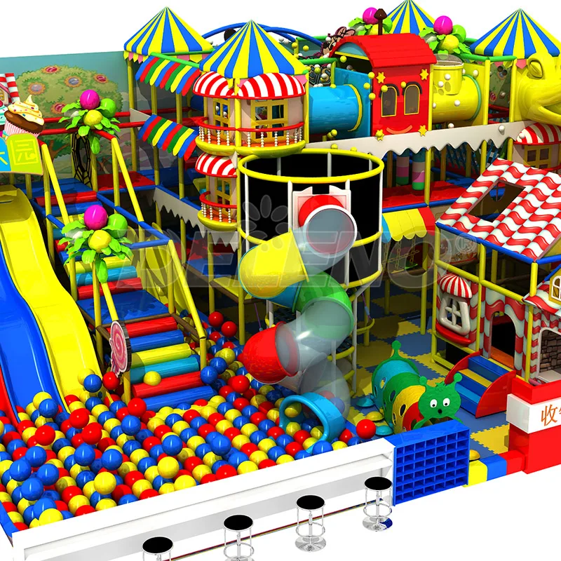 Indoor Amusement Park Rides Kids Playground Indoor Soft Play