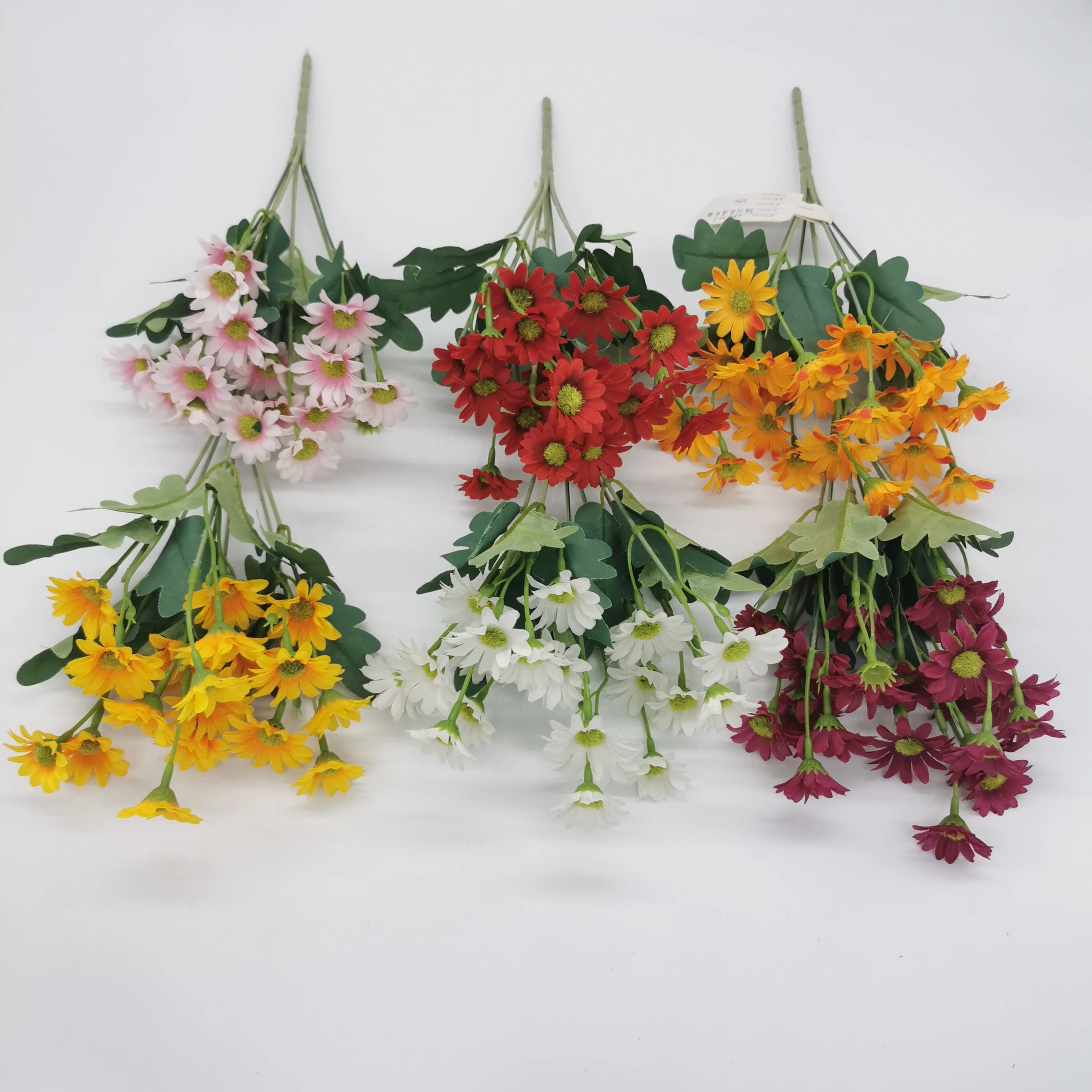 QIDA C2205 7 Heads Flower Pots & Planters Orchid Flowers for Home Wedding Decorative Flowers Hot Sale 23232