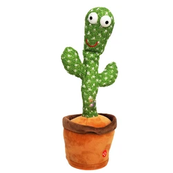 Cactus Toy Battery USB Charging Version Electronic Dancing Toy With English Cactus Plush Toy