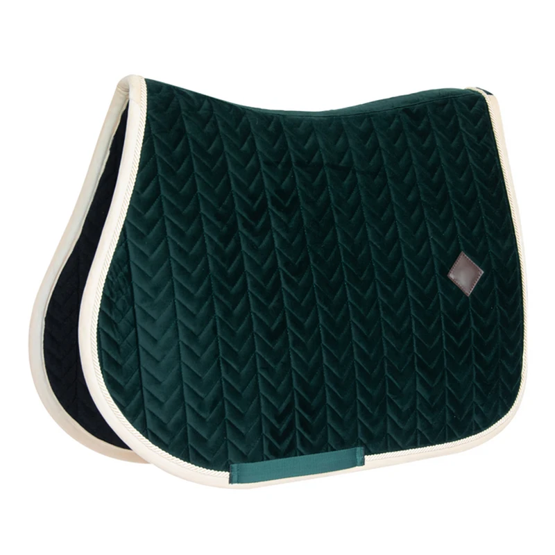 Customized Colors Luxury Western Horse Racing Equestrian Dressage Saddle Pads Wholesale
