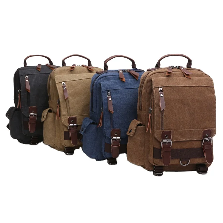 High quality travel fashion cheap cute portable school unisex canvas backpacks for teenage college girls