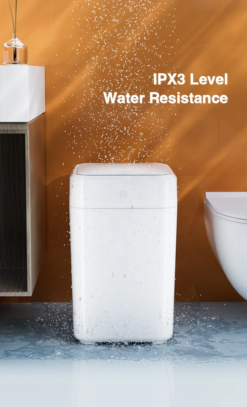 Automatic Self Package Seal Change Smart Trash Can Garbage Bin Induction Sensor 17L Garbage Electric Pop Up Lid JustBeEasy