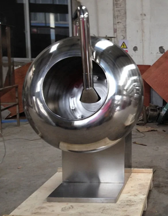 Good price Sugar coating machine / nus peanut candy chocolate coat machine with liquid spray system