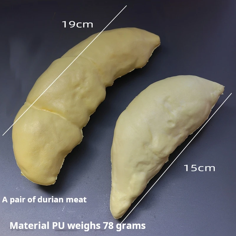 Handcrafted Lifelike Durian Fruit Decoration Authentic Durian Ornament for Home for Christmas New Year Easter Celebrations