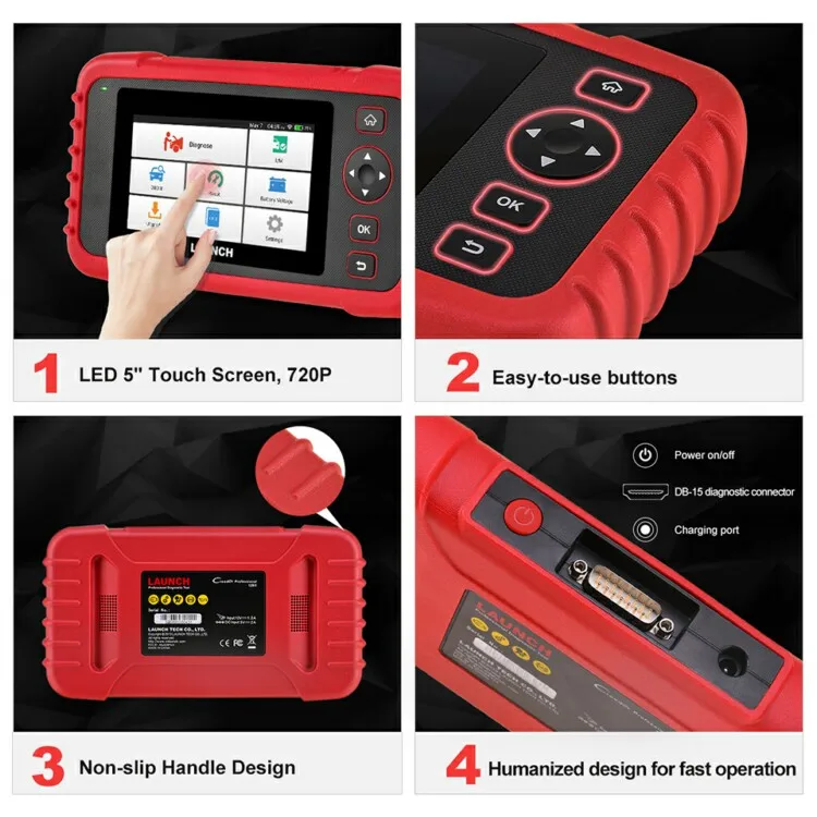 4 системы сканирования escaner Launch crp 129x X431 CRP129X OBD2 Диагностика для ухода за