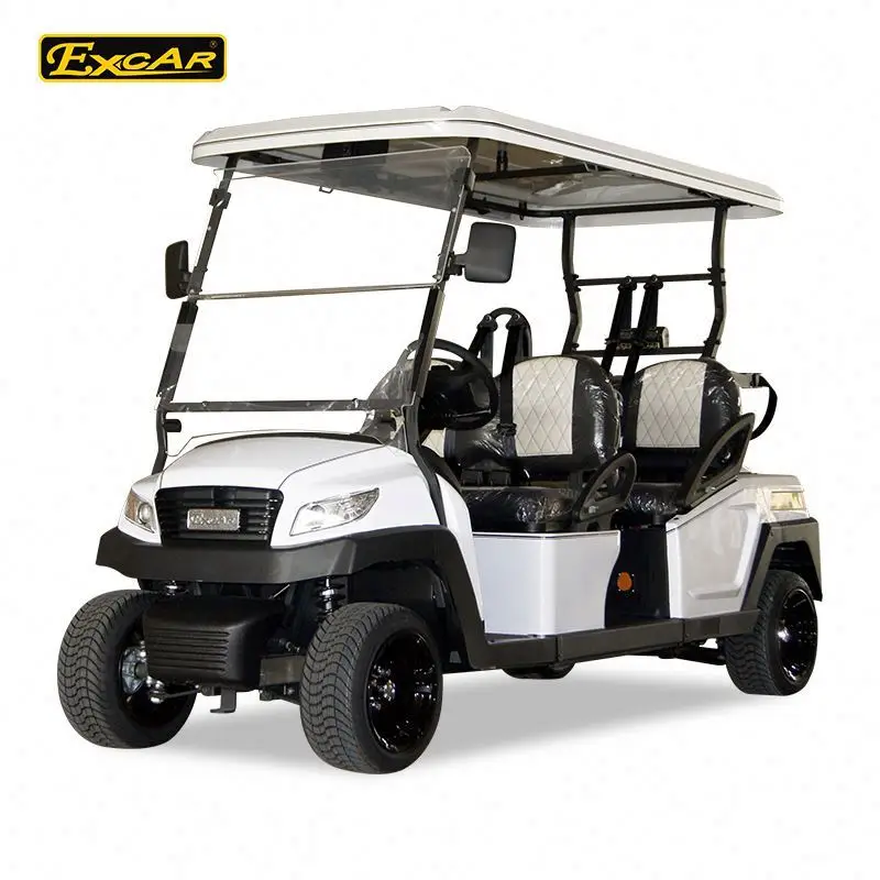 
4 seater electric hunting golf carts dune buggy with carriage basket 