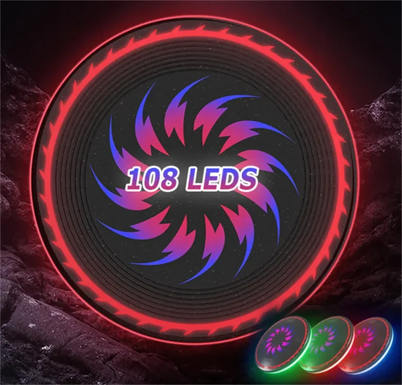 OEM LED Flying Disc Smart LED Frisbeed Outdoor Sport Flying Disc Game Glowing Flying Disc Toy