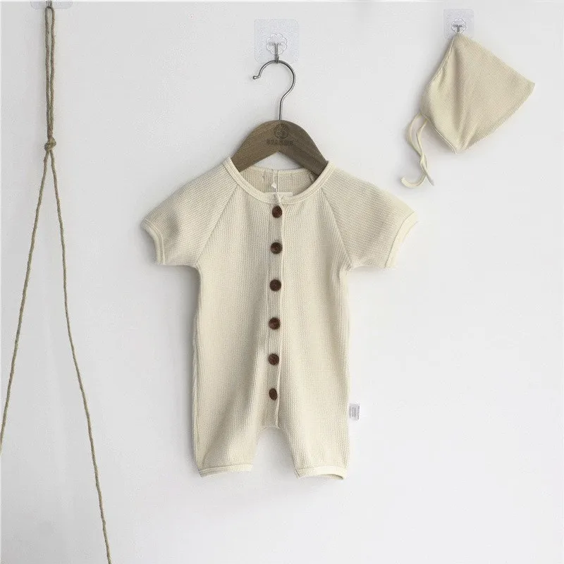 baby jumpsuit summer,, Clothing Baby Bodysuit Male and Female Baby Printed Triangle Crawling Clothes Infant and Child Ha Y