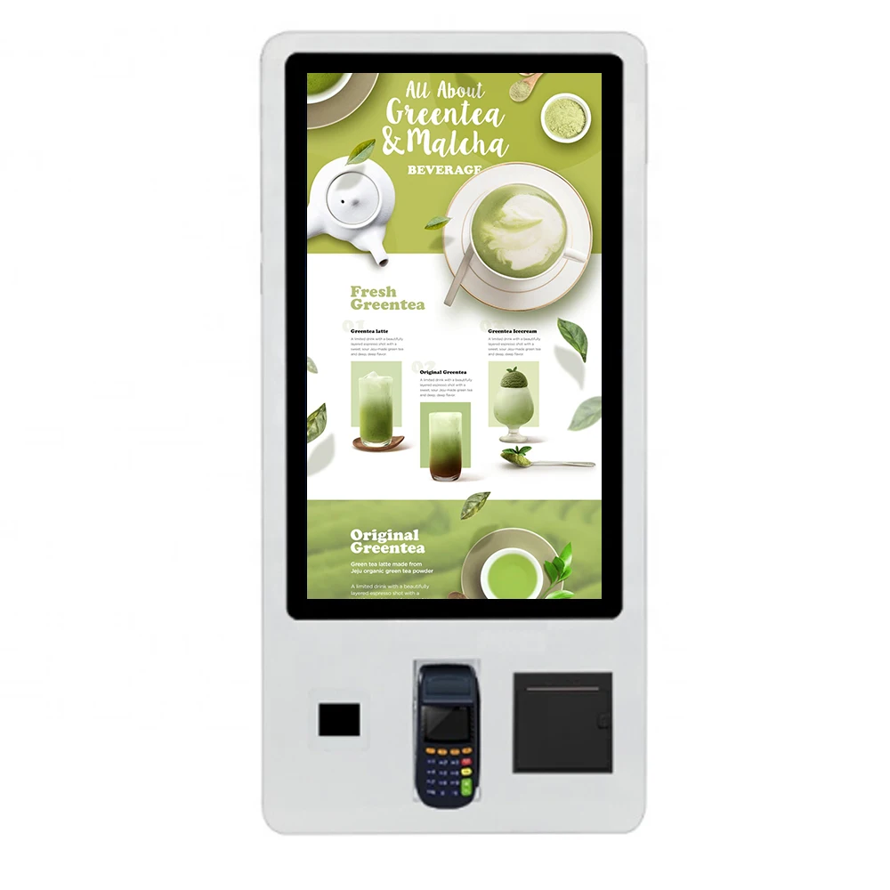 Self Service Payment Checkout Machines Printing Touch Screen Vending Ordering Library Supermarket Self Kiosk