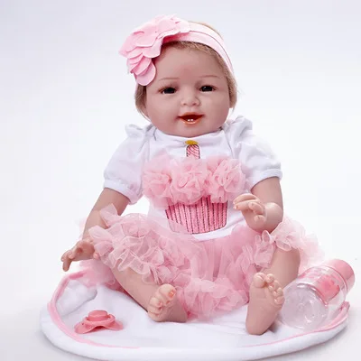 Wholesale Handmade Toddler Lifelike Reborn Doll Vinyl baby Soft Silicone Reborn Baby Dolls