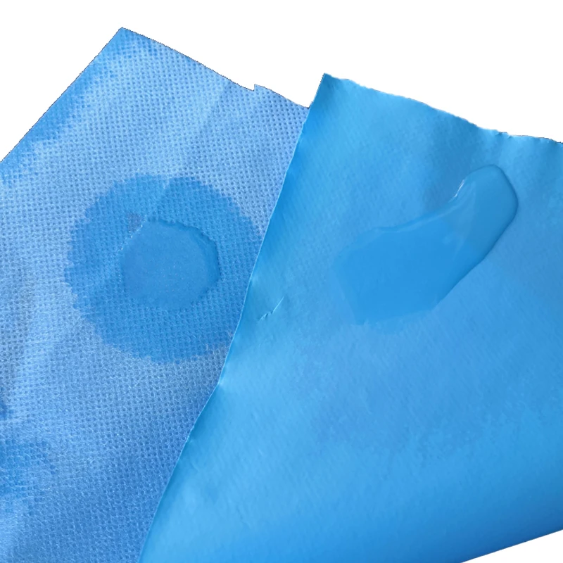 Factory SF SFS waterproof pp non woven pe breathable polyethylene film laminated microporous