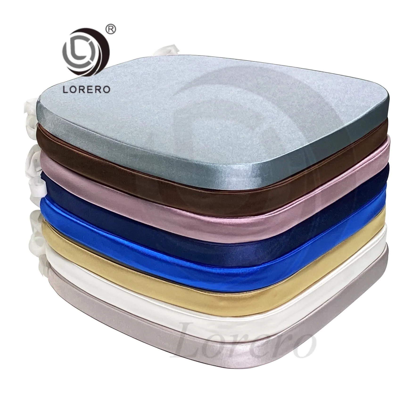 Wholesale High Quality Leather Fabric Wedding Tiffany Chiavari Chair Cushion