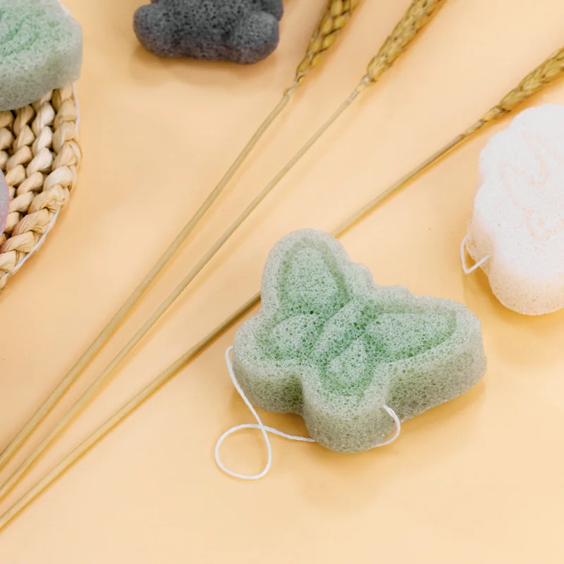 Well Designed Sea star Face Cleaning Sponge 100% Natural Konjac Face Cleaning Sponge