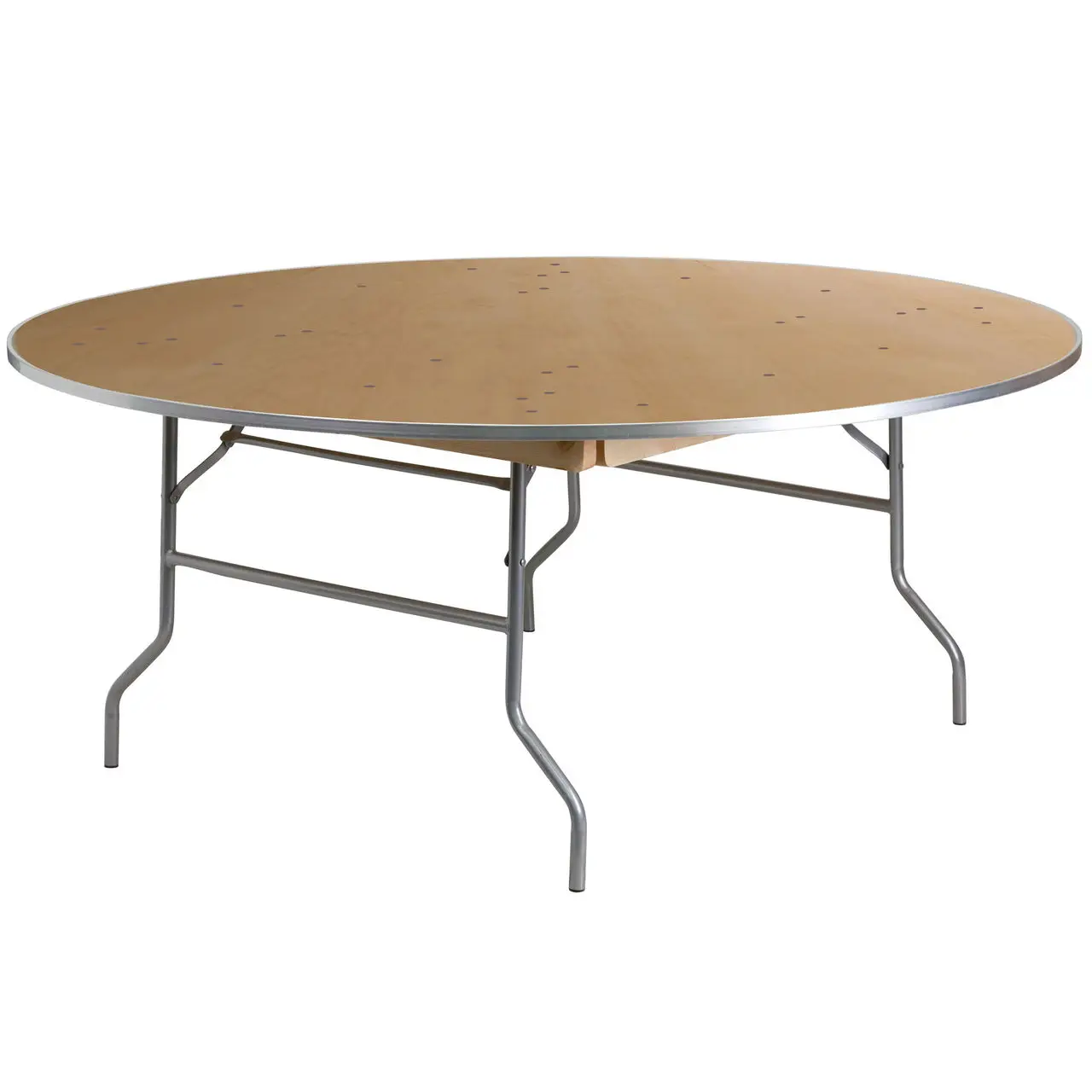SZ 6FT Wedding Banquet Folding Table for Party and Events PlyWood Round Tables