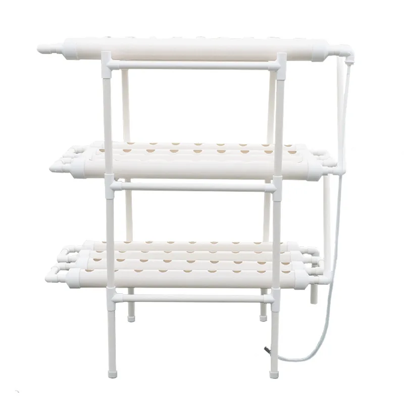 Vertical Hydroponic Growing Systems PVC Tube Plant Vegetable Without Water Tank Indoor NFT hydroponic growing system plant